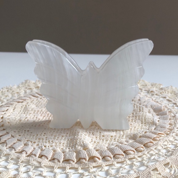 Other - ⭐️Host Pick⭐️- Glass Butterfly Napkin holder